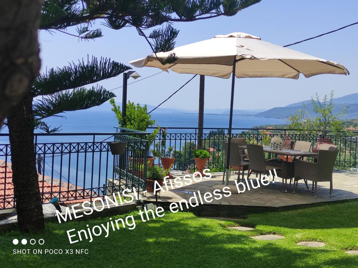 Mesonisi Με Υπέροχη Θέα Στον Παγασητικό!! Villa Afissos Cameră foto