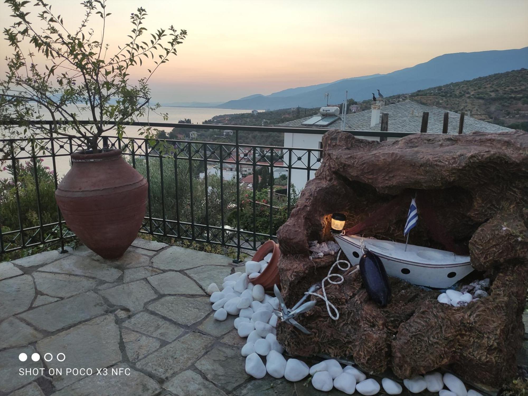 Mesonisi Με Υπέροχη Θέα Στον Παγασητικό!! Villa Afissos Exterior foto